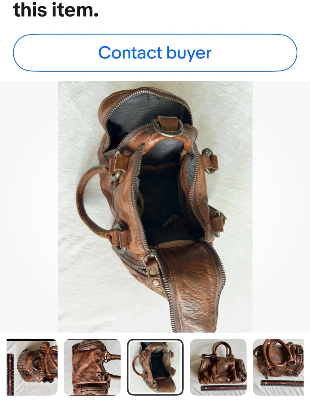 Frye Brooke mini speedy handbag - Picture 7 of 10
